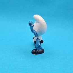 Schleich Die Schlümpfe - Schlumpf Fußballer weißes Trikot gebrauchte Figur (Loose)