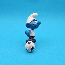 Schleich Les Schtroumpfs - Schtroumpf Footballeur maillot blanc Figurine d'occasion (Loose)