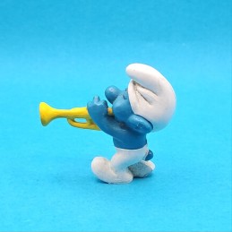 Schleich The Smurfs - Trumpet Smurf (Eyes closed) second hand Figure (Loose)