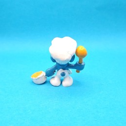 Schleich Smurfs - Chef Smurf with ladle and saucepan second hand Figure (Loose)