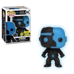 Funko Funko Pop DC Justice League Cyborg (Silhouette) Phosphorescent Edition Limitée