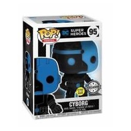 Funko Funko Pop DC Justice League Cyborg (Silhouette) Phosphorescent Edition Limitée