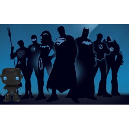 Funko Funko Pop DC Justice League Auquaman (Silhouette) Phosphorescent Edition Limitée