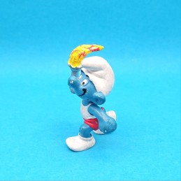 Schleich Die Schlümpfe Smurf carrying the flame gebrauchte Figur (Loose)