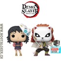 Funko Pop NYCC 2023 Demon Slayer Makomo and Sabito (2-pack) Vaulted Edition Limitée