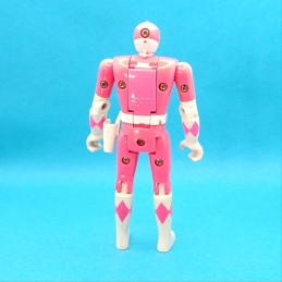 Bandai Mighty Morphin Power Rangers Pink Rangers 1993 Flip Head Figurine articulée d'occasion (Loose)