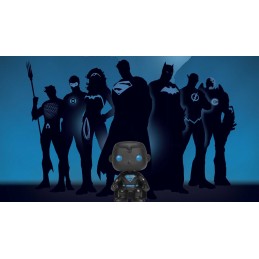 Funko Funko Pop DC Justice League Superman (Silhouette) Phosphorescent Edition Limitée