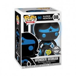 Funko Funko Pop DC Justice League Wonder Woman (Silhouette) Phosphorescent Edition Limitée