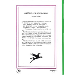 Coccinelle à Monte-Carlo Used book Bibliothèque Verte
