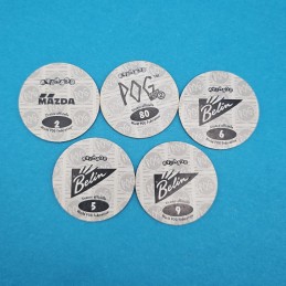 Pogman Lot de 5 Pogs d'occasion (Loose)