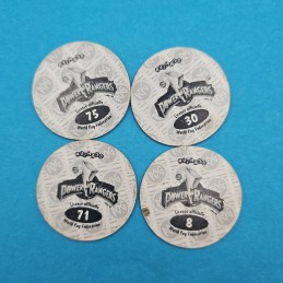 Power Rangers Set of 4 second hand Pog (Loose)