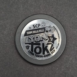 Lyon Tokz SCP Series 1 N°3 SCP-021 Serpe Della Pelle Token Game gebrauchte Token Game