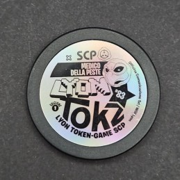 Lyon Tokz SCP Series 1 N°83 SCP-049 Medico Della Peste Token Game Pre-owned Token Game