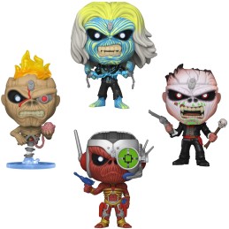 Funko Funko Pop Rocks Iron Maiden 4-Pack Phosphorescent Edition limitée