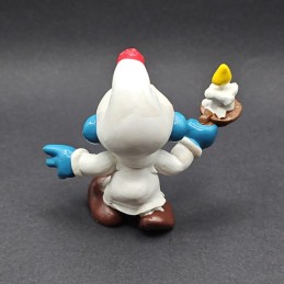 Schleich Les Schtroumpfs - Schtroumpf dormeur avec Chandelle Figurine d'occasion (Loose).