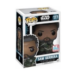 Funko Pop N°177 NYCC 2017 Star Wars Rogue One Saw Gererra Exclusive Vaulted Vinyl Figur