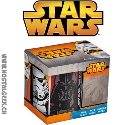 Tasse Star Wars Darth Vader-Stormtrooper-Yoda-R2-D2