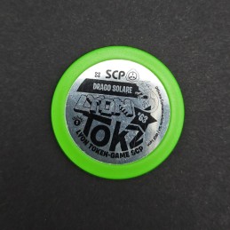 Lyon Tokz SCP Series 1 N°63 SCP-072-IT Drago Solare Token Game Pre-owned Token Game
