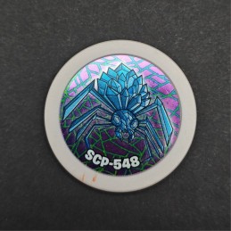 Lyon Tokz SCP Series 1 N°31 SCP-548 Ice Spider Token Game Pre-owned Token Game