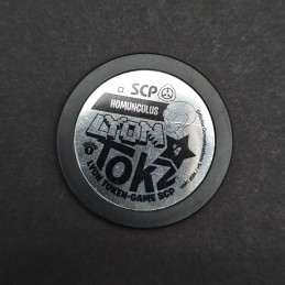 Lyon Tokz SCP Series 1 N°04 SCP-030 Homunculus Token Game gebrauchte Token Game