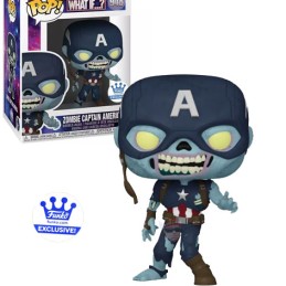 Funko Pop N°948 Marvel: What if...? Zombie Captain America Exclusive Vinyl Figure