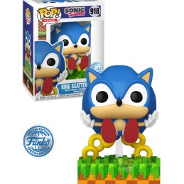 Funko Pop N°918 Sonic The Hedgehog Ring Scatter Sonic Edition Limitée