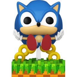 Funko Pop N°918 Sonic The Hedgehog Ring Scatter Sonic Exclusive Vinyl Figure