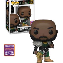 Funko Pop N°984 Wondrous Convention 2022 Loki Boastful Loki Exclusive Vinyl Figur