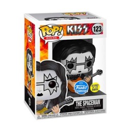 Funko Pop N°123 Rocks Kiss Ace Frehley The Spaceman GITD Exclusive Vinyl Figur