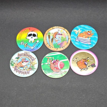 Lot de 6 Pogs d'occasion Divers (Loose) lot 4 Lot de 6 Pogs d'occasion Divers (Loose) lot 4