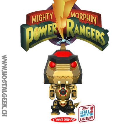 Funko Funko Pop! NYCC 2017 Power Rangers Dragonzord Black And Gold 15cm Edition Limitée