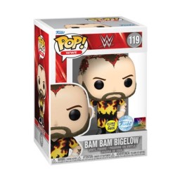 Funko Pop N°119 WWE Bam Bam Bigelow Exclusive Vinyl Figur