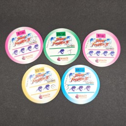Street Fighter Lot von 5 gebrauchten Pogs (Loose)