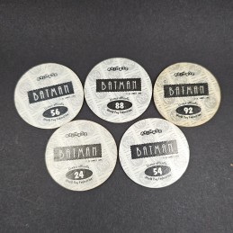 Batman Animated Series Lot de 5 Pogs d'occasion (Loose)