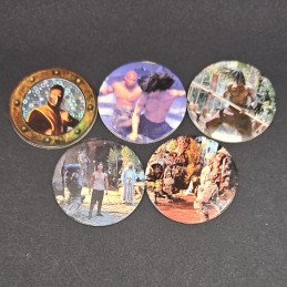 Mortal Kombat Lot de 5 Pogs d'occasion (Loose).