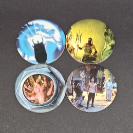 Mortal Kombat Lot de 4 Pogs d'occasion (Loose).