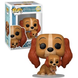 Funko Pop N°1553 La Belle et le Clochard Lady avec Chiot