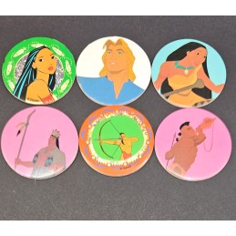 Pocahontas Lot de 6 Pogs d'occasion (Loose)