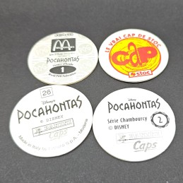 Pocahontas Lot de 4 Pogs d'occasion (Loose)