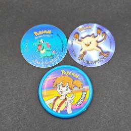 Pokemon Lot de 2 Pogs et 1 slammer d'occasion (Loose)