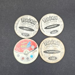 Pokemon Lot de 4 Pogs d'occasion (Loose) Lot 1