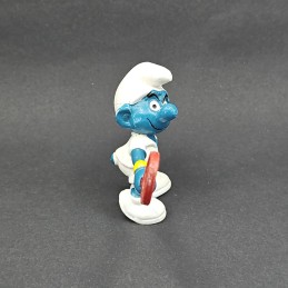 Schleich Schlümpfe - Schlumpf Tennis Gebrauchte Figur (Loose)