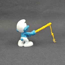 Schleich Schtroumpf Pêcheur Figurine d'occasion (Loose)