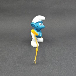 Schleich Schtroumpf Pêcheur Figurine d'occasion (Loose)