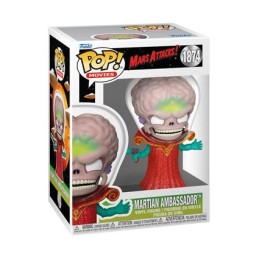 Funko Pop N°1874 Movies Mars Attack Martian Ambassador Vinyl Figur