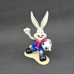 Bully Looney Tunes Bugs Bunny Footbal Barça Figurine d'occasion (Loose)