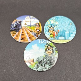 Hugo Délire Set of 3 Pogs (Loose)