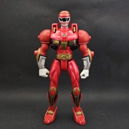 Power Rangers Wild Force Deluxe Red Lion Savage Battle Ranger Figurine articulée d'occasion (Loose)