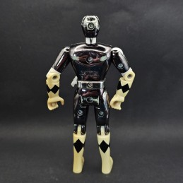 Bandai Mighty Morphin Power Rangers Metallic Black Ranger 1995 Figurine d'occasion