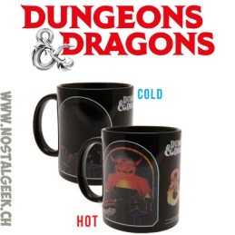 Pyramid Dungeons & Dragons Tasse Thermoréactive